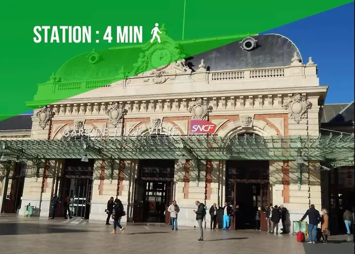 Le Sept Martine Hyper Centre - Air-conditioned - Terrace - Quiet - Wifi - Tramway نيس