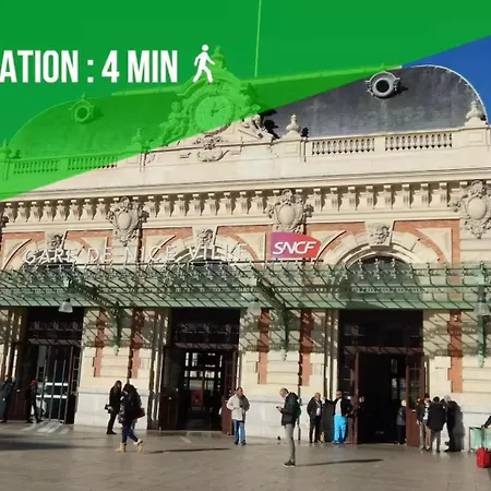 Le Sept Martine Hyper Centre - Air-conditioned - Terrace - Quiet - Wifi - Tramway نيس
